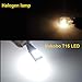 Nakobo 921 912 906 LED Bulb 1000 Lumens 45-EX Chipsets Error Free 902 904 T15 W16W LED Bulbs for Back Up Lights Reverse Lights, Xenon White 6000K
