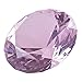Duosuny 30mm Glass Diamond Paperweight Birthstone Table Decorations Christmas Centerpiece Gifts for Kids Multicolor Gifts Packing (12 pcs)