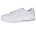 Nike Men's NIKE CORTEZ BASIC LEATHER '06 CASUAL SHOES 10 (WHITE/WHITE/LIGHT ZEN GREY)