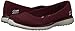 Skechers Women's Microburst One Up Fashion Sneaker, Burgundy, 9