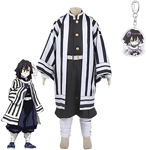 鬼滅の刃 子供服 子供用 伊黒 小芭内 いぐろ おばない ウィッグ付き コスプレ衣装 キッズ プレゼント 祭り仮装 Kids Cosplay 誕生日 コスプレ服 仮装 文化祭 ハロウイーン パーティー 変装 子供用 こどもの日 Indees In