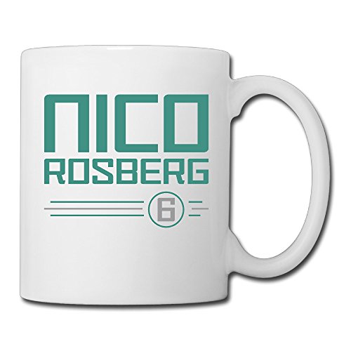 Cool Formula One Nico ROSBERG Ceramic Coffee Mug, Tea Cup | Best Gift
For Men, Women And Kids - 13.5 Oz, White