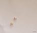 118) Non Pierced Cross Line Simple Ear Cuff- gold,rose gold