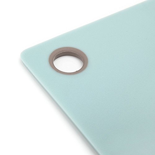 PortoFino Cut & Drain Cutting Board - Chopping Board | 22 Draining Eyelets | Non-Slip Silicone Feet | Hanging Loop | Light Weight & Durable | Food Grade Plastic | BPA Free | Kitchen Prep Accessories - Thumbnail 5