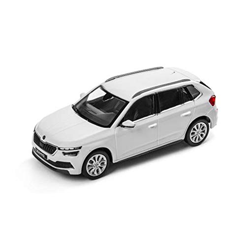 Skoda 658099300S9R Kamiq Model Car 1:43 Moon-White Accessories Miniature