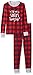 Petit Lem Kid's Holiday Sleepwear, Matching 2-Piece Quality Stretchy Cotton Pajama Set