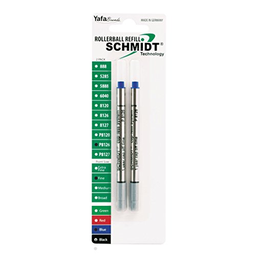 Schmidt P8126 Short Capless Rollerball Refill Fine Point