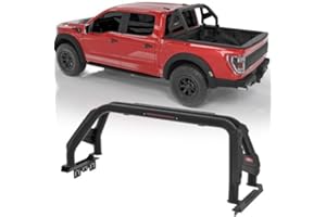 TOKMOWIN Roll Bar for Full Size & Mid Size Pickup Truck, Adjustable Sport Chase Rack Roll Bar Compatible with Dodge Ram 1500/2500/3500,Ford F-150/F-250/F-350, Toyota Tundra,GMC Sierra, Chevy Silverado,Titan