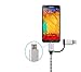 HIgh speed sync & charger 2Dual Tip Nylon Braided USB Cable 3 pack 3ft 6ft 10ft 2 in 1 Micro USB +8 Pin Lightening Connector tip 2.4A for apple iPod iPhone iPad & Samsung Tablet Galaxy Devices Cameras