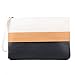 Women's Clutch Handbag Wristlets Purse Unique Patchwork Design for Beach Holiday Travel