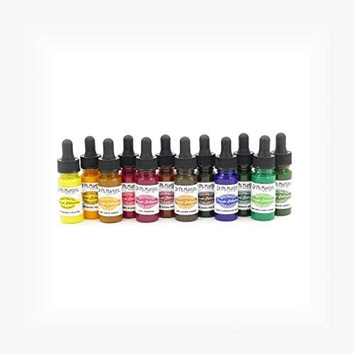 Dr. Ph. Martin's Spectralite Private Collection Liquid Acrylics, 0.5 oz, Set of 12 (Set 2), 30 ml (Pack of 1) - Image 4