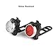 Mestart Super Bright Rechargeable 3 LED Bike Light Set Bicycle Headlight and Taillight Combination,