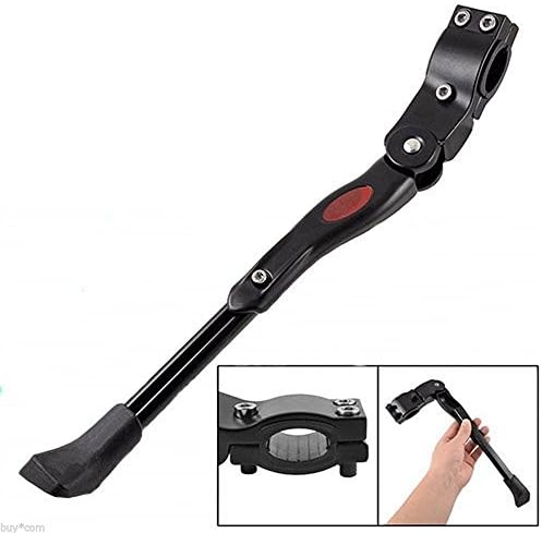 Cyclemann Bicycle Adjustable Aluminium Alloy Bike Bicycle Kickstand Side Kickstand Fit for 20" 24" 26"- Black