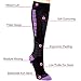 Women's Ski Socks - Over the Calf Thermal Snow Socks for Snowboarding, Skiing by LISH