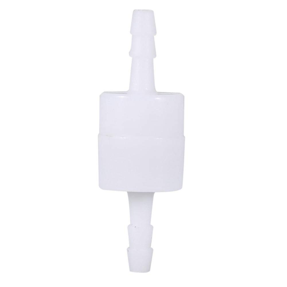 Oumefar 4mm Plastic Water Non Return Valves Straight Push Check Valve Single-phase Quick Connect Fittings Inline Air Check Valve for Fuel Gas Liquid Air