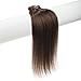 Emosa 7Pcs 70g 100% Real Silky Soft Remy Human Hair Clip In Extensions 18
