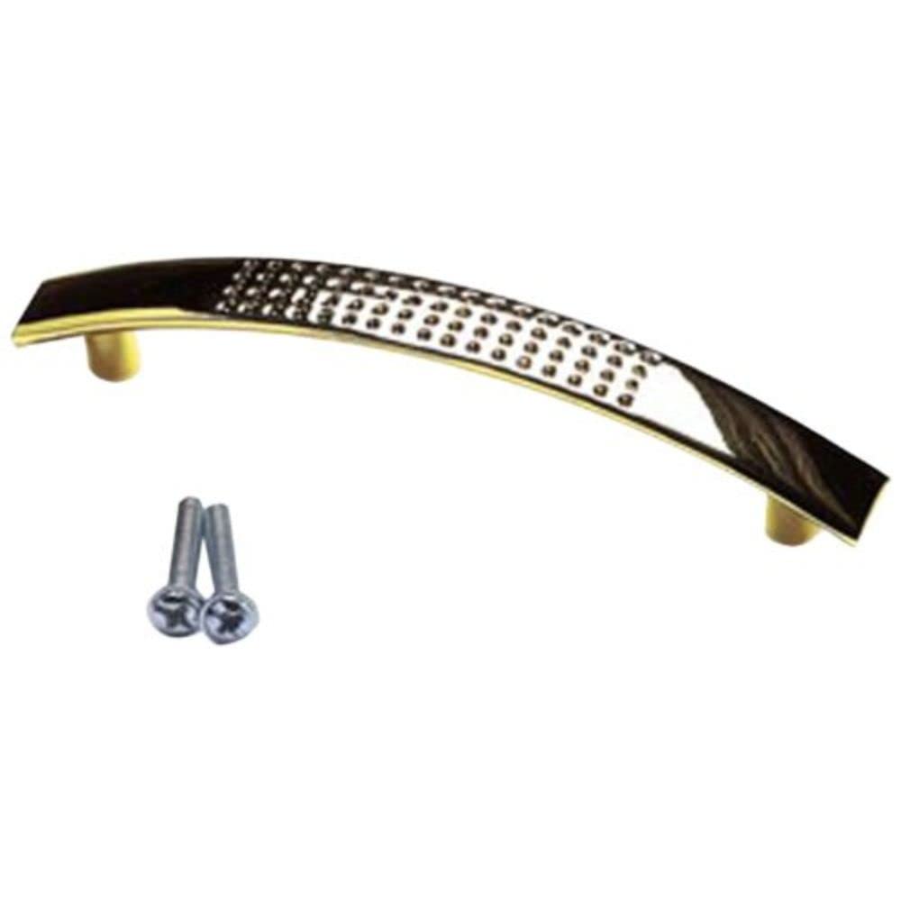 Merriway® BH01079 (20 Pcs) 128 mm Brassed Dimpled D-Handle - Pack of 20 Pieces