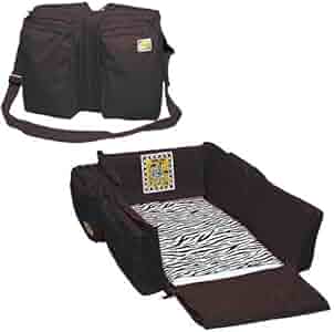 black and gold diaper bag