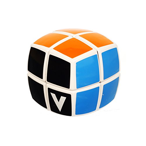 V-Cube Pillowed 2 Cube Toy, White/Multicolor