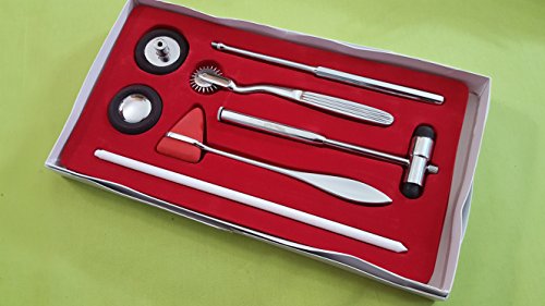 5 pcs neurological diagnostic hammer pin wheel set (a2z…