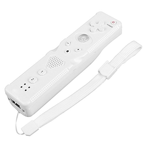 Maexus Motion Plus Wii Remote and Nunchuck Combo Controller with Wrist Strap for Nintendo Wii Game Console - White - Thumbnail 3