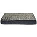 Furhaven Memory Foam Dog Bed for Large Dogs w/ Removable Washable Cover, For Dogs Up to 95 lbs - Ultra Plush Faux Fur & Suede Mattress - Gray, Jumbo/XL