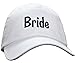 ThisWear Bride and Groom Embroidered Wedding Caps Hat Set Multicolored