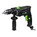Hammer Drill, 4.5A Corded Drill GALAX PRO Impact Drill 0-3000RPM Electric Drill with 1/2'' Keyed Chuck and Depth Gauge for Drilling Wood, Steel, Masonry, Cement, Concrete_GP57325