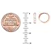 14K Gold Mini Huggie Hoop Cubic Zirconia Channel-set Earrings (10mm)
