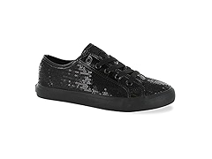 gotta flurt black sequin sneakers