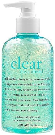 Clear Days Ahead Oil-Free Salicylic Acid Acne Treatment Cleanser 8 oz