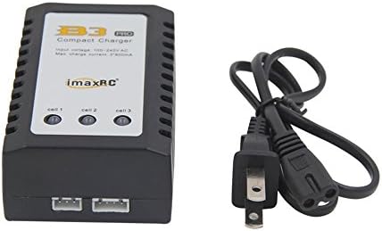 Leslily Battery Charger, iMaxRC iMax B3 Pro Compact 2S 3S Lipo Balance Battery Charger for RC Helicopter - Balance Charger/US regulations (Black)