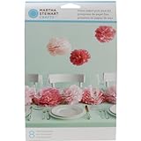 Martha Stewart Crafts Pom Poms, Pink, Medium