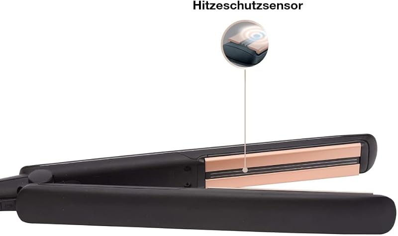 Glätteisen Profi [Hitzeschutzsensor um Haarschäden zu verringern] Keratin Protect (hochwertige Keratin-Keramikbeschichtung mit Mandelöl) Digitales Display, 160-230°C, Haarglätter S8593