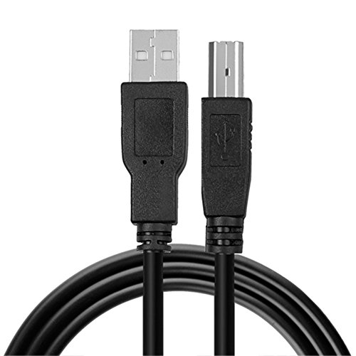 USB to MIDI Cable USB 2.0 Cable 4.9feet A-Male to B-Male High Speed Cord for Midi Keyboard,Audio Interface, USB Microphone,Musical Instruments Printers to PC Type A to Type B 1.5M