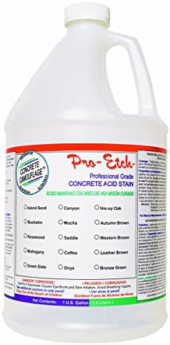 Pro-Etch Concrete Acid Stain - 1 Gallon (Western Brown)