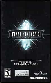 Final Fantasy XI PS2 Instruction Booklet (Sony Playstation 2 Manual ...