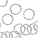 (50) 5mm Open Jump Rings Sterling Silver 19 gauge 36002