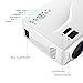 Abdtech 1200 Lumens Mini LED Multimedia Home Theater Projector - Max 120