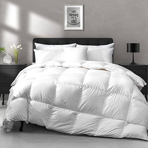 APSMILE All Seasons Feather Down Comforter Full/Queen Size UltraSoft