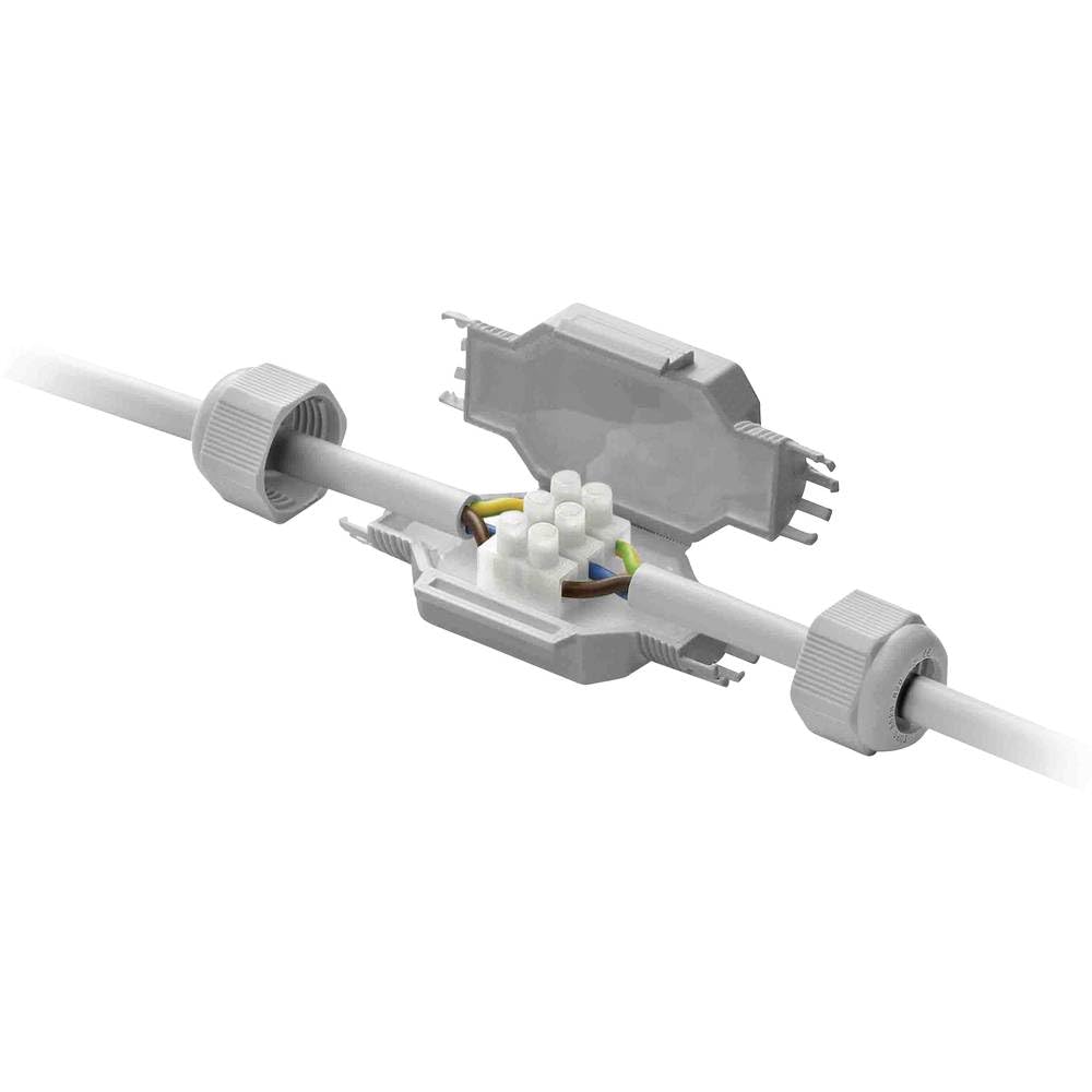 Grothe Fred IP68 Connection Sleeve for Cables up to 3 x 2.5 mm² Grey