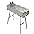Party Griller 32" x 11" Stainless Steel Charcoal Barbecue Grill w/ 2x Stainless Steel Mesh Grate - Portable BBQ Kebab, Satay, Yakitori Grill. Makes Juicy Shish Kebob, Shashlik, Spiedini on the Skewer