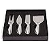 HULLR Premium 4-Piece Stainless Steel Cheese Knives Set Collection In Gift Box