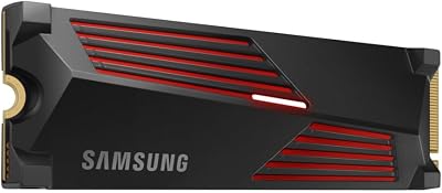Samsung 990 PRO 1TB SSD PCIe 4.0 M.2 NVMe Internal Hard Drive with Heatsink