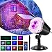 LYRABAY Christmas Outdoor Projector Laser Lights, Meteor Shower with Ocean Wave Light, Laser LED Light with Remote Control, Night Light Projector for Xmas, Party, Halloween Landscape Decoration