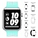 Compatible Apple Watch Band 38mm & 40mm, Alritz Silicone Sport Strap Replacement for Apple Watch Series 4/Series 3/Series 2/Series 1/Nike+