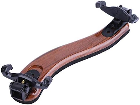 Khushwani Enterprise New Professional Violin Use 4/4 Full Size Adjustable Maple Wood Violin Shoulder Rest Support for Violin Parts & Accessories