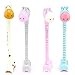 Yalis Creative Kids Gifts Novelty Animal Giraffe Ballpoint Pens Ball Pen Set Gifts Prizes for Kids(4pcs)