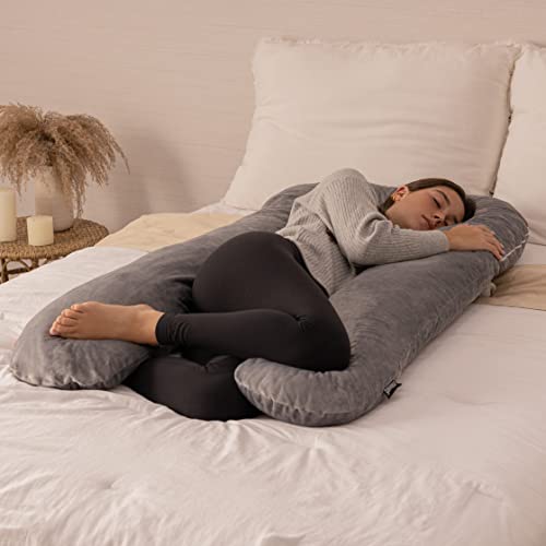 Milliard U Shaped Total Body Support Pillow Memory Foam with Washable