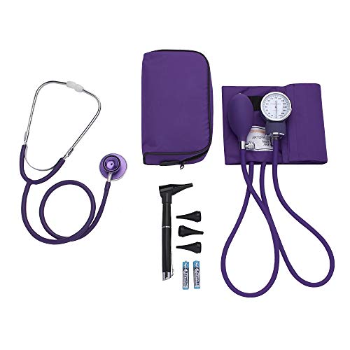 ASA Techmed Nurse Starter Kit - Stethoscope And Blood Pressure Cuff Set With Emt Shears Teal